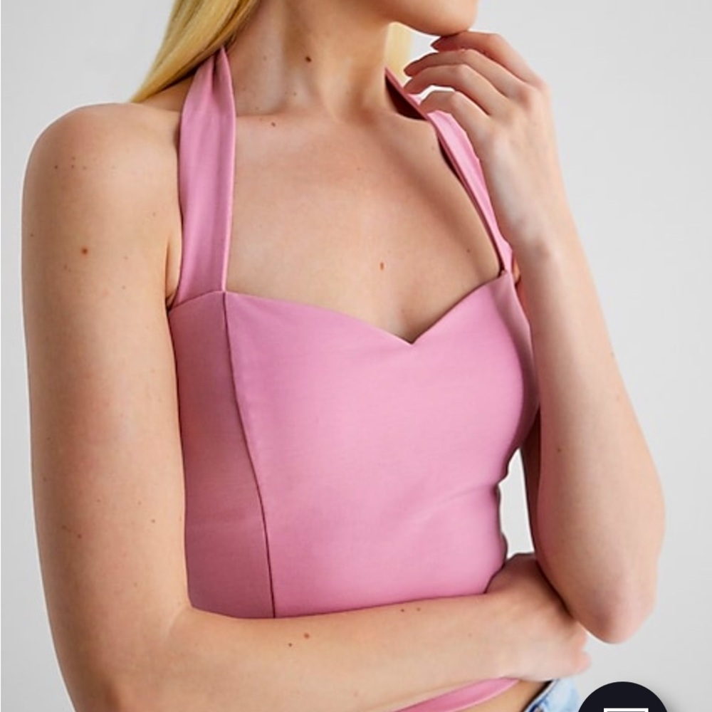 Express body contour halter top